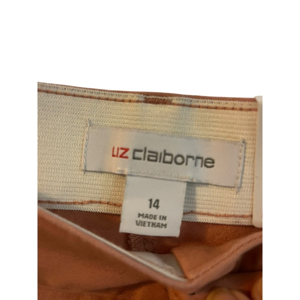 Liz Clayborn straight‎ leg ankle length size 14 women's pants - Picture 7 of 10